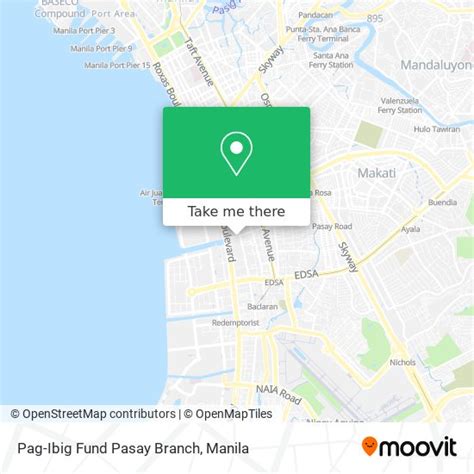 pag-ibig pasay branch location|How to get to Pag.